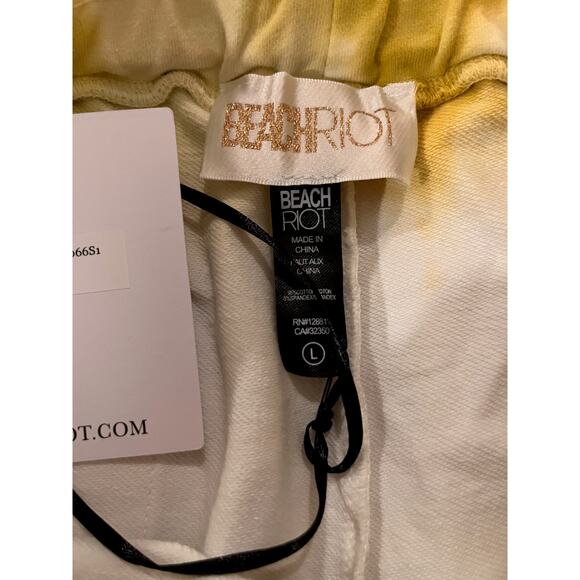 BEACH RIOT Cut Off short In Primary Dip Dye Women's Sz L NWT - Picture 6 of 8